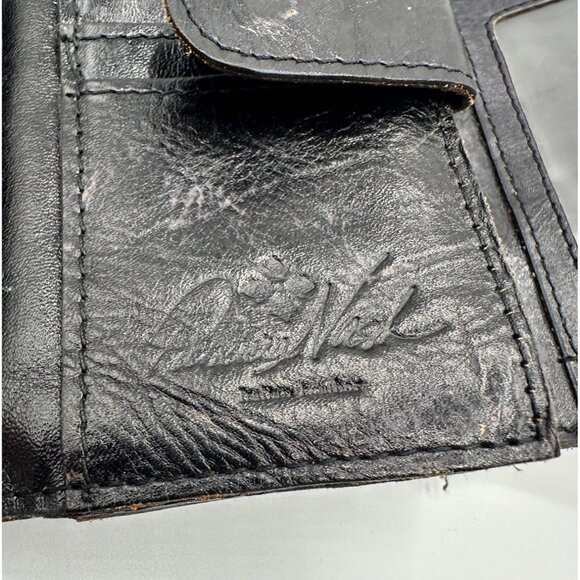 Patricia Nash Embossed Leather Wallet Metal Trim 4.5" X 3.5" Purple Tooled Purse - Picture 3 of 12